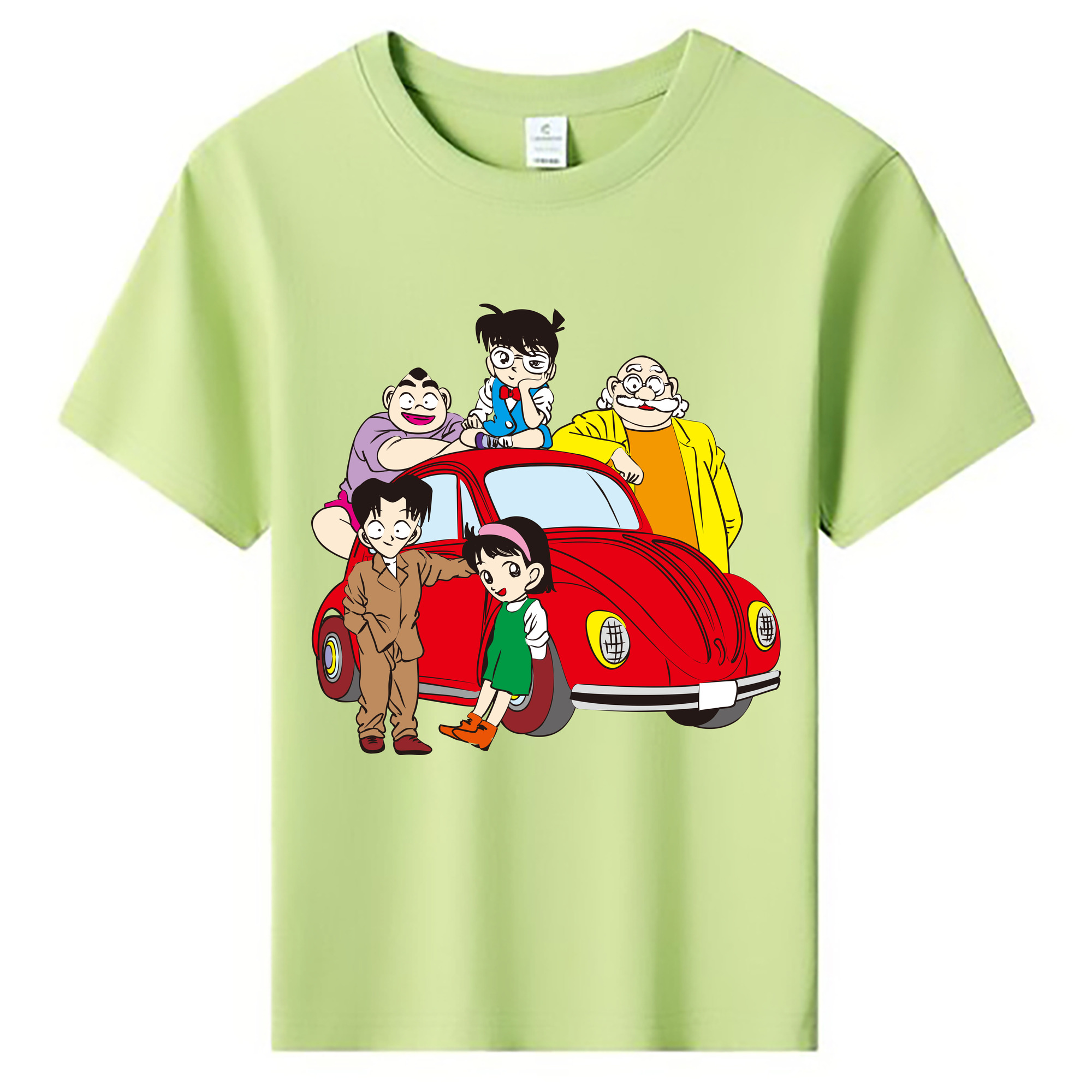 （画像用） 名探偵コナン Detective Conan 綿100％キッズTシャツ（フロントプリント）